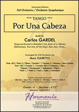Por Una Cabeza Orchestra sheet music cover